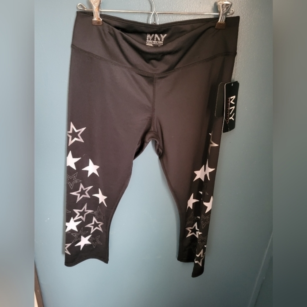 Marc New York NWT star BMX crop leggings size medium